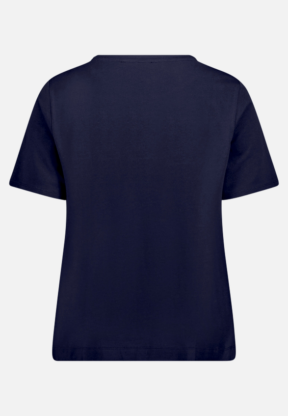 Print-T-Shirt mit Rundhalsausschnitt  / Rückseite