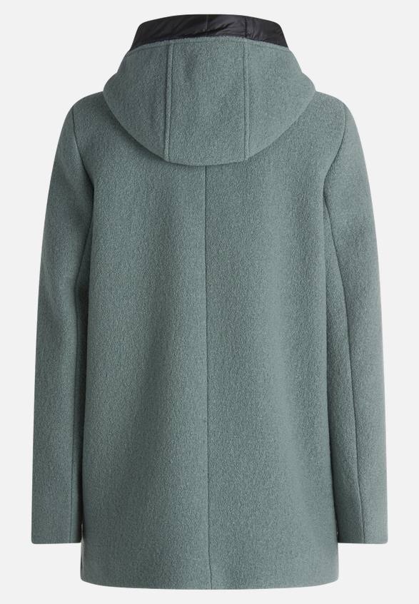 Wolljacke mit Kapuze / Rückseite