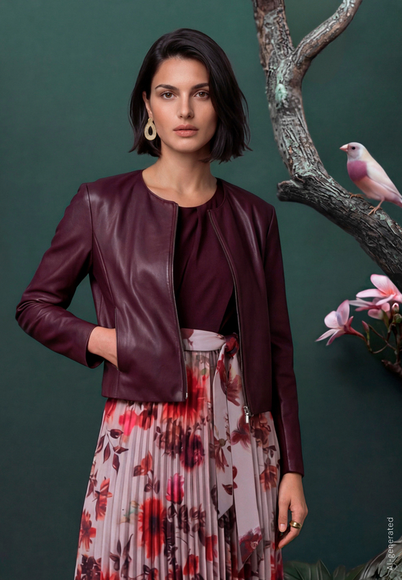 Blazer-Jacke mit Reißverschluss / Imagebild