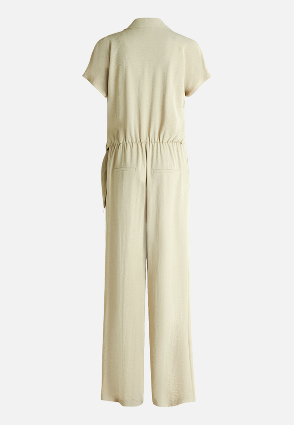 Jumpsuit mit Bindegürtel / Rückseite