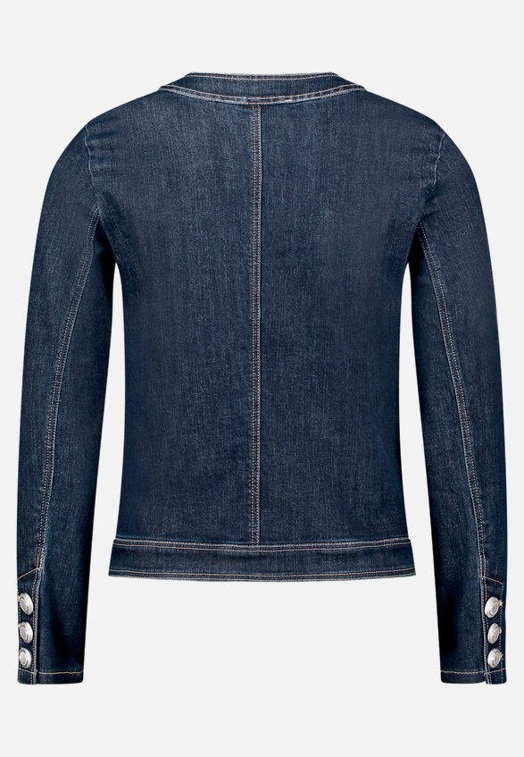 Jeansjacke mit Knöpfen / Rückseite
