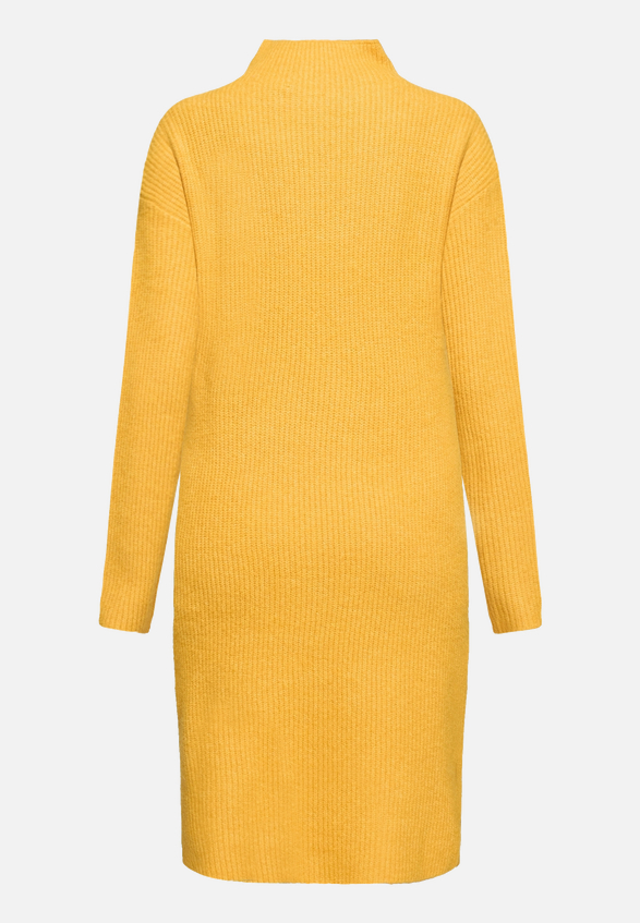 Strickkleid mit Stehkragen / Rückseite