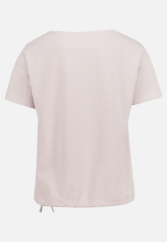 T-Shirt  strukturiert mit Bindedetail  / Rückseite