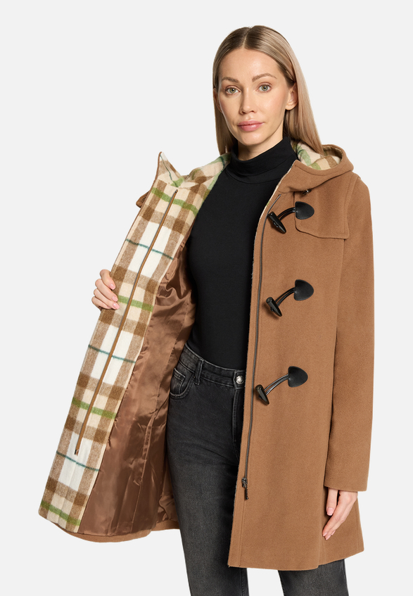 Dufflecoat mit Kapuze / Detailbild