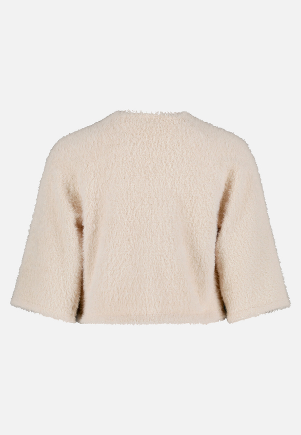 Strick-Cardigan mit 3/4 Arm / Rückseite