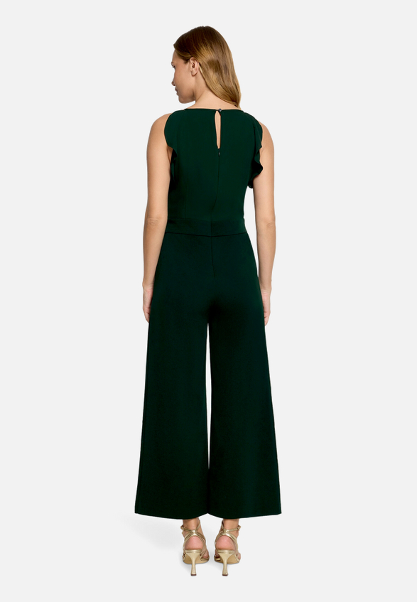 Jumpsuit mit Volant / Modellfoto Rückseite