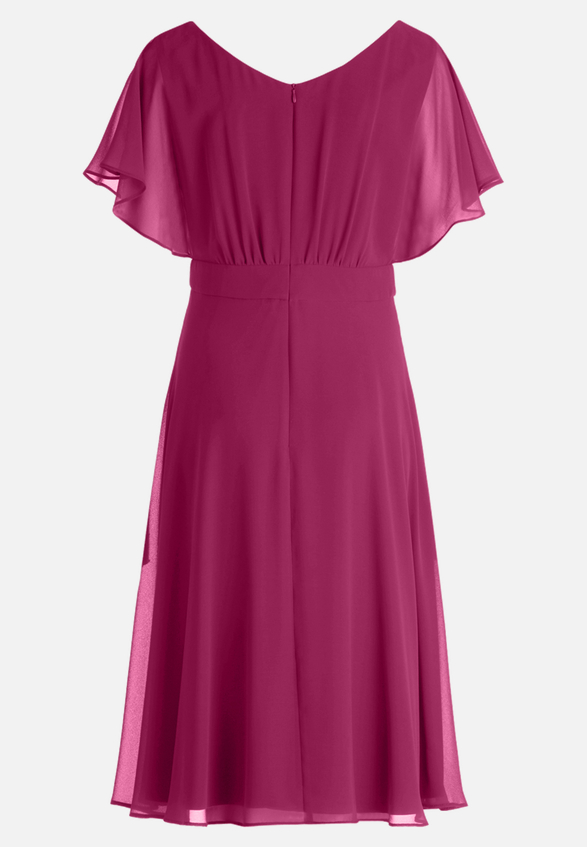 Cocktailkleid kurzarm / Rückseite