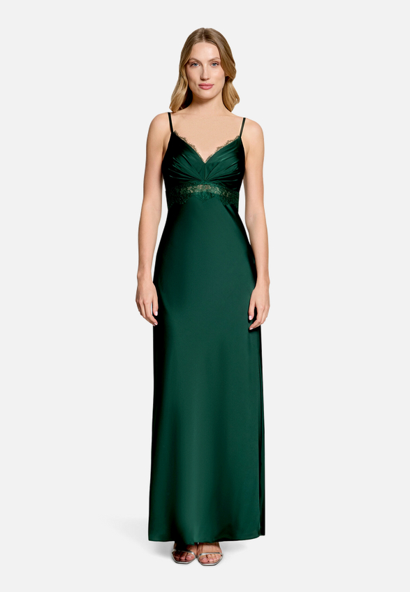 Abendkleid schmal geschnitten / Modellfoto Vorderseite