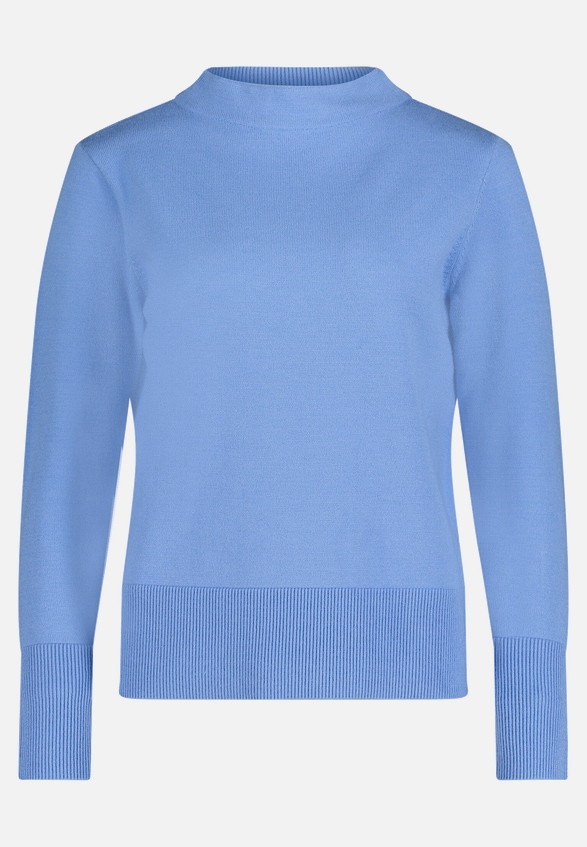 Strickpullover mit Stehkragen / Vorderseite