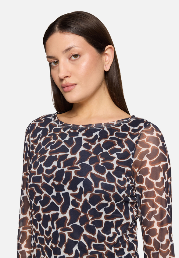 Langarm-Shirt mit Animalprint / Detailbild