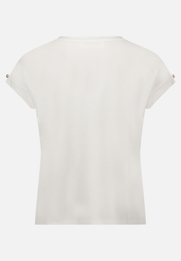 Printshirt mit Ärmelaufschlag / Rückseite