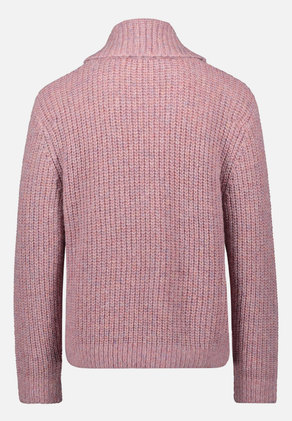 Strickpullover mit Lurexfaden / Rückseite