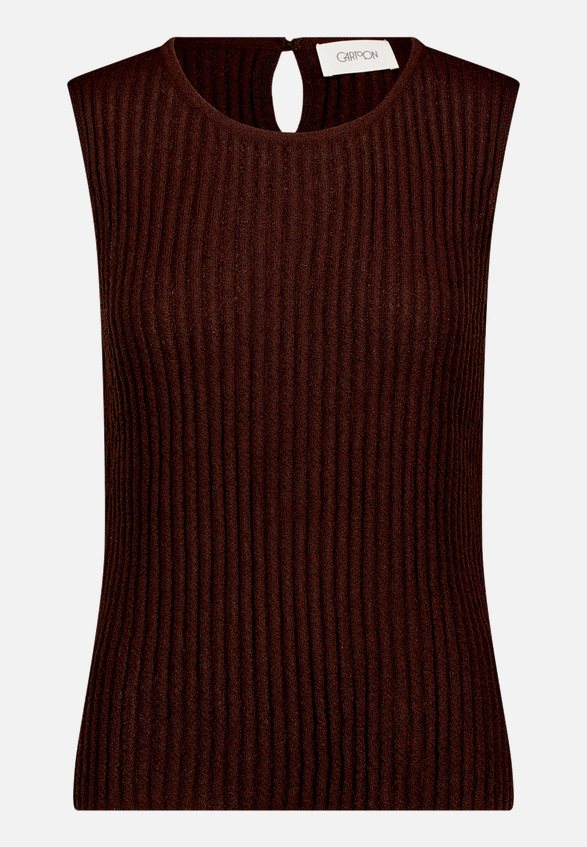 Rundhals-Shirt ohne Arm / Vorderseite