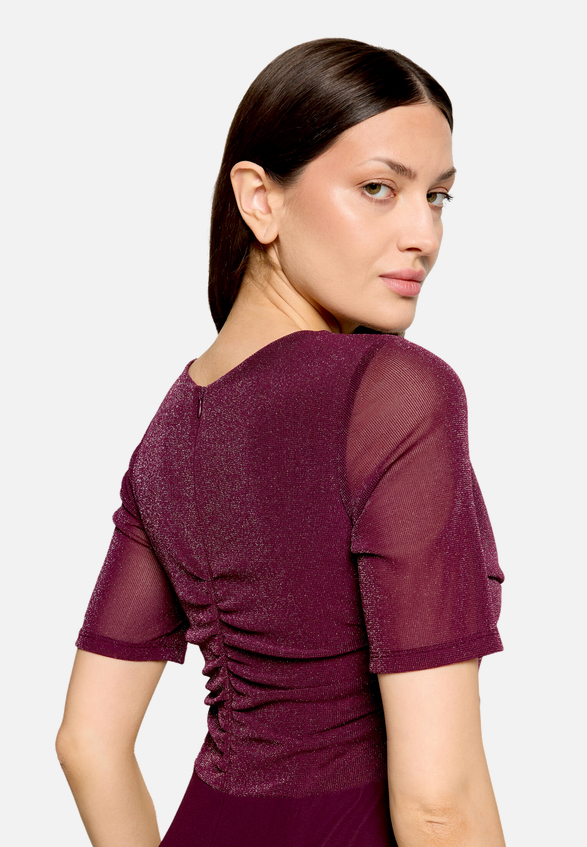 Cocktailkleid im Glitzer-Look / Detailbild