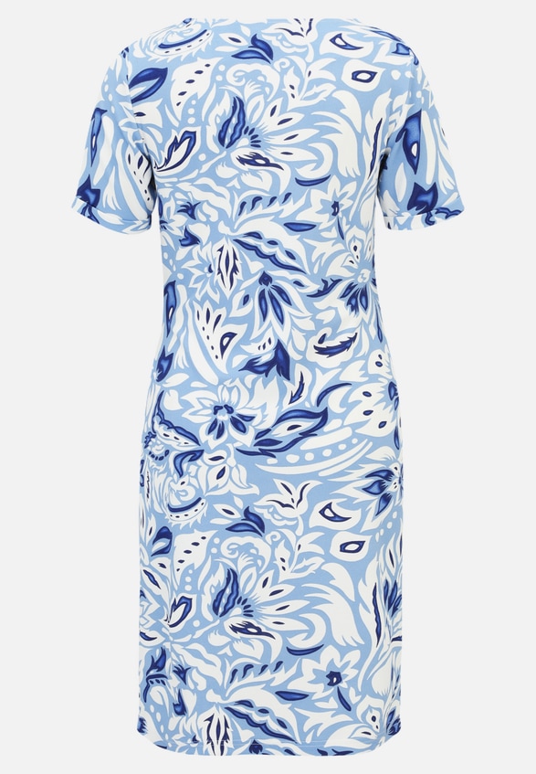 Casual-Kleid mit Muster / Rückseite