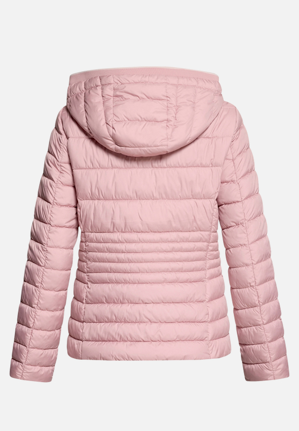 Steppjacke leicht mit abnehmbarer Kapuze / Rückseite