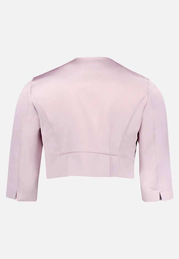 Bolero-Jacke mit Kellerfalten / Rückseite