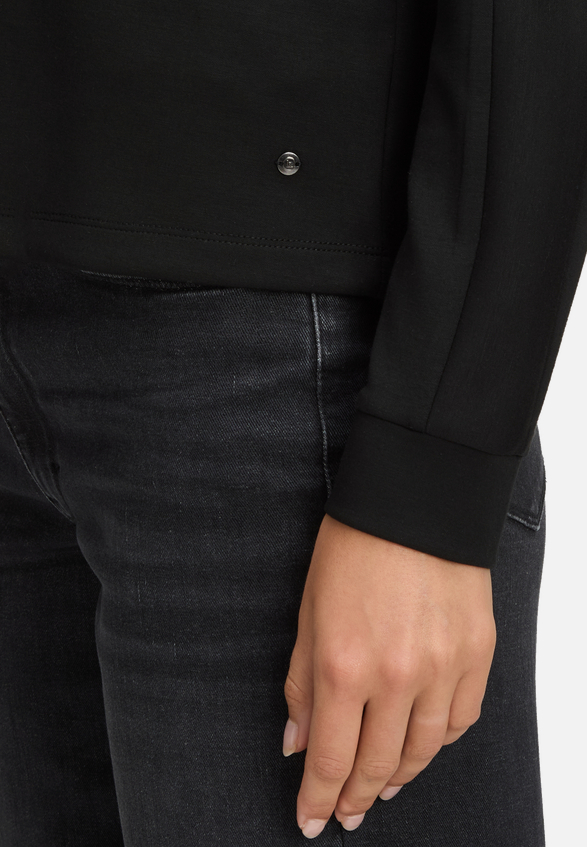 Sweatshirt mit Stehkragen / Detailbild