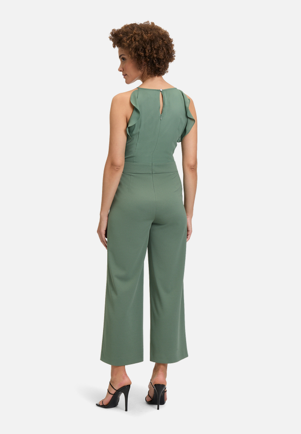 Jumpsuit mit Volant / Modellfoto Rückseite