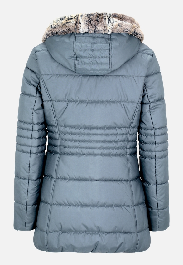Outdoorjacke mit abnehmbarer Kapuze / Rückseite