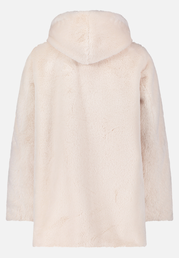 Plüschjacke mit Kapuze / Rückseite