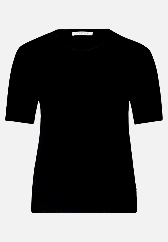 Feinstrickpullover mit Rundhalsausschnitt / Vorderseite