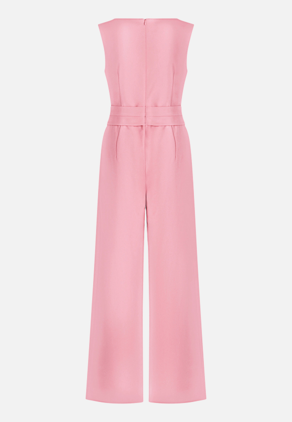 Jumpsuit mit weitem Bein / Rückseite
