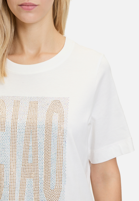 Printshirt mit Rundhalsausschnitt / Detailbild