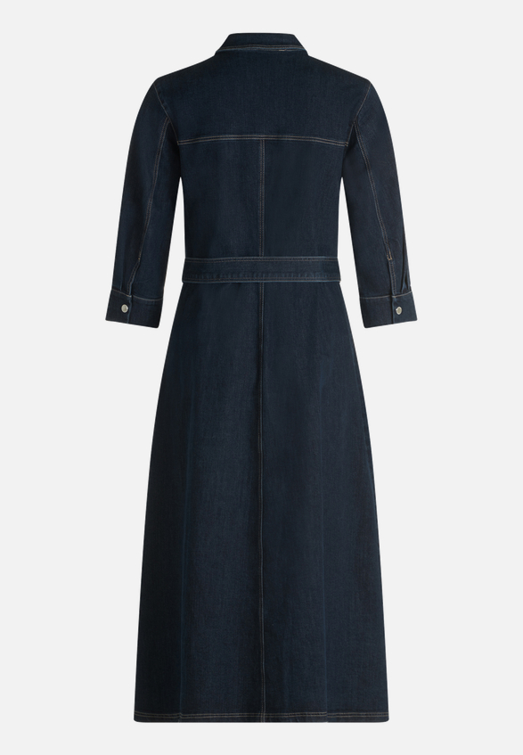 Hemdblusenkleid mit Knopfleiste / Rückseite