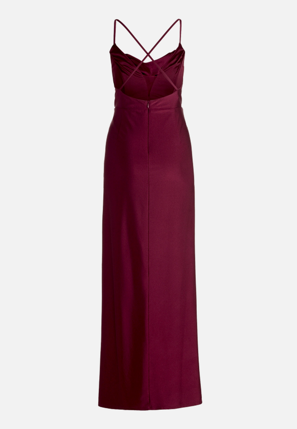 Abendkleid figurbetont / Rückseite