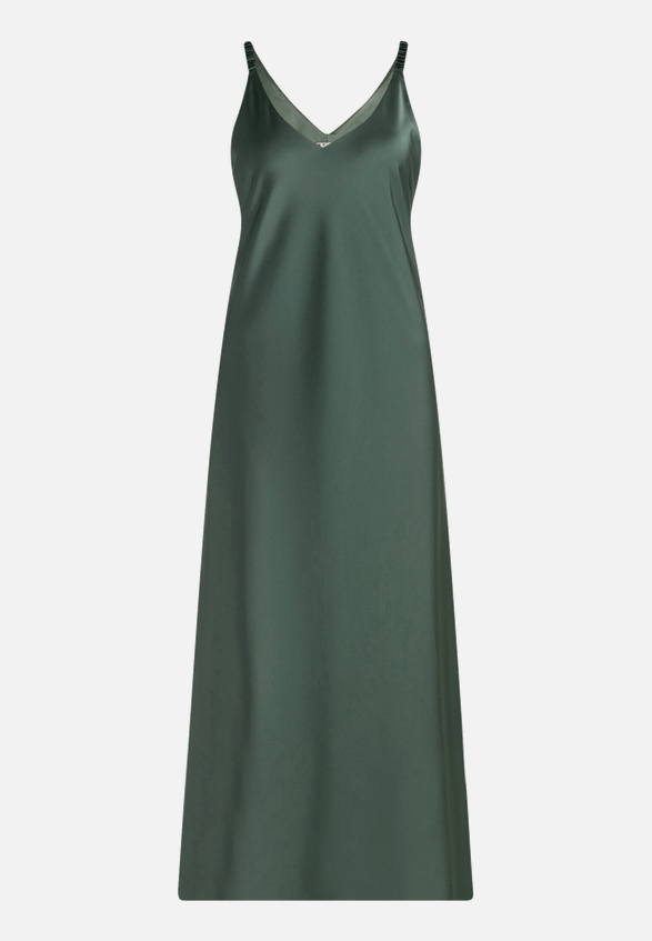 Abendkleid mit breiten Trägern / Vorderseite