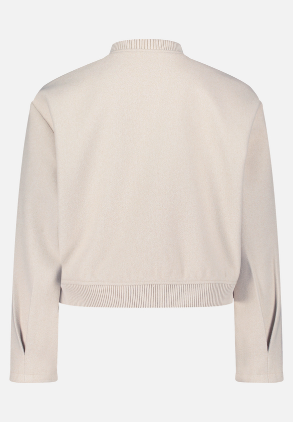 Blouson mit Rippbündchen / Rückseite