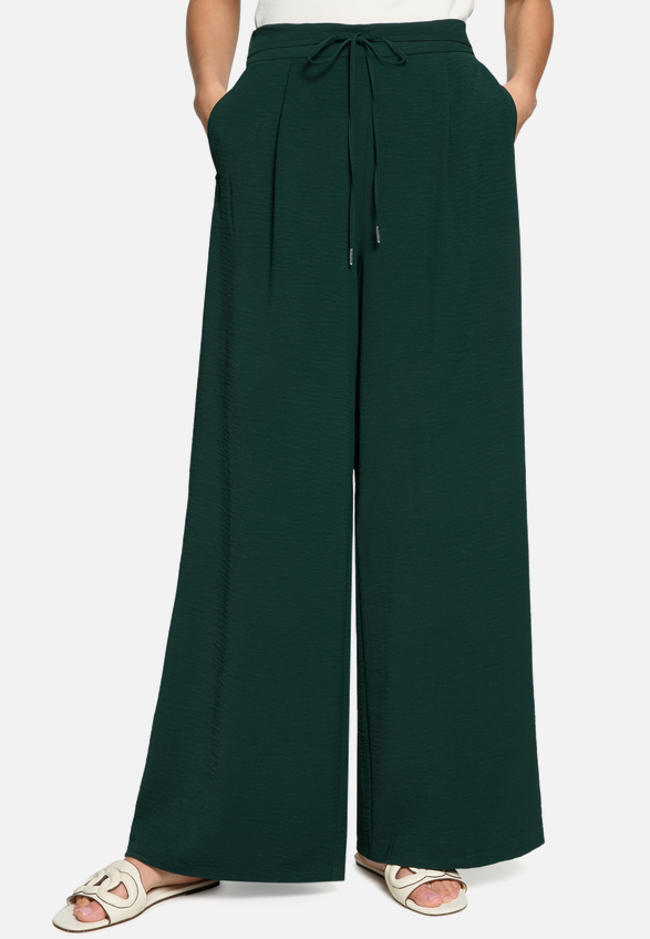 Stoffhose mit Bindegürtel 30 Inch / Modellfoto Vorderseite