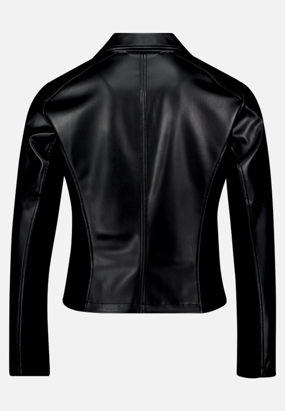 Bikerjacke mit Reißverschluss / Rückseite