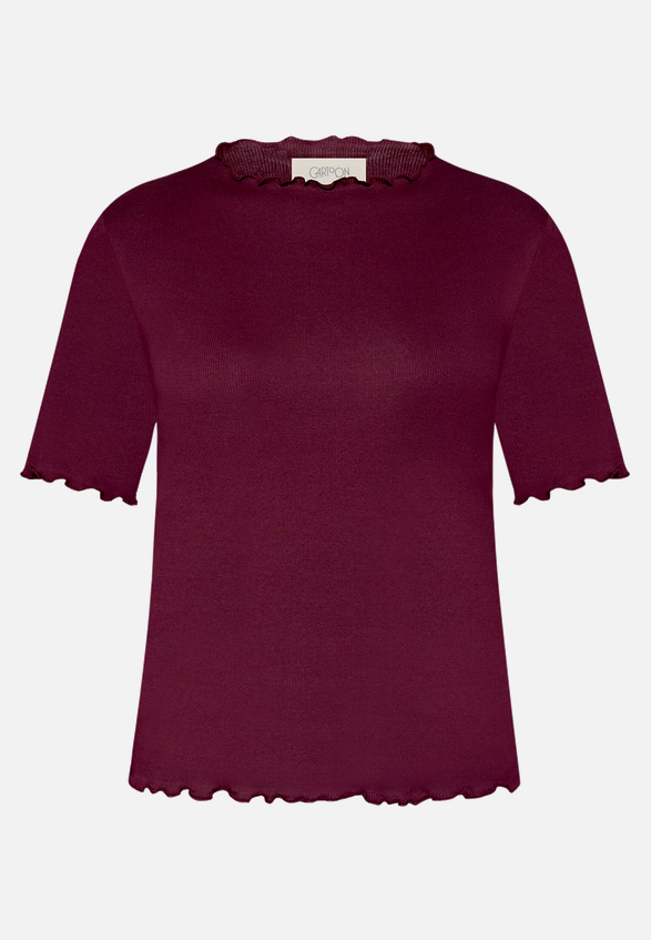Halbarm-Shirt mit Kragen / Vorderseite