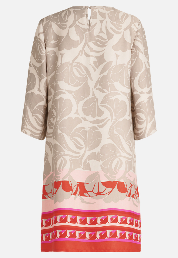 Sommerkleid mit Rundhalsausschnitt / Rückseite