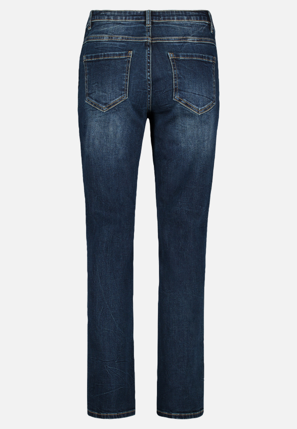Regular Fit-Jeans mit Strass / Rückseite