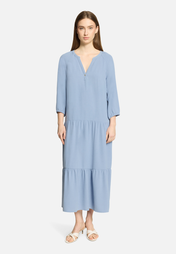 Midikleid mit 3/4 Arm / Modellfoto Vorderseite