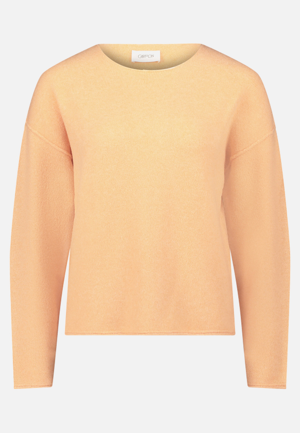 Strickpullover mit Rundhalsausschnitt / Vorderseite