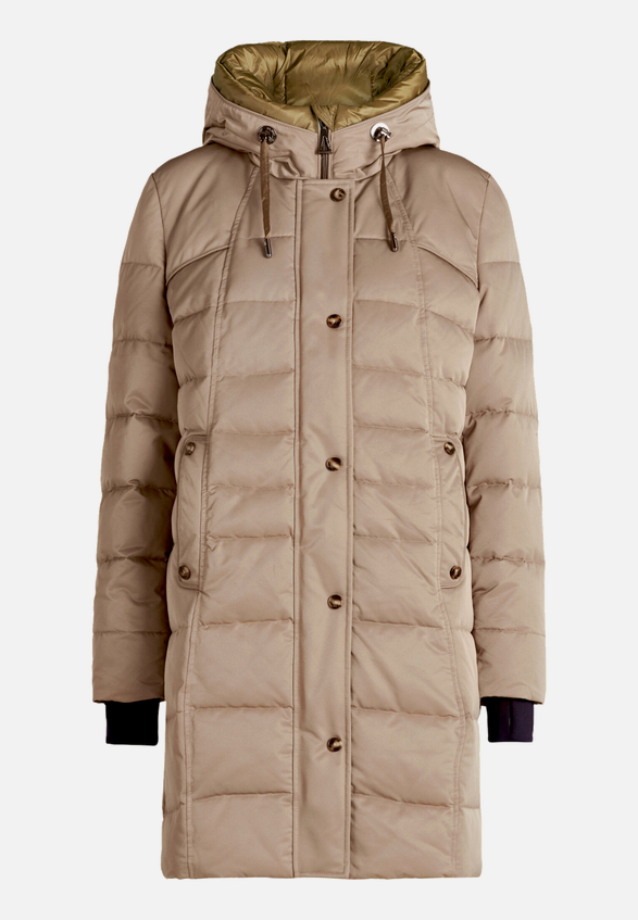 Steppjacke mit Kapuze / Vorderseite