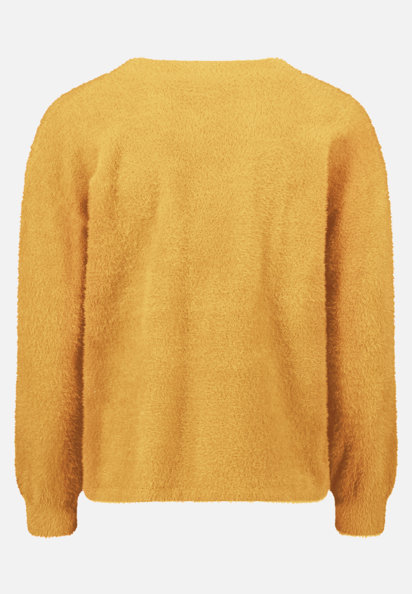 Strickpullover mit V-Ausschnitt / Rückseite