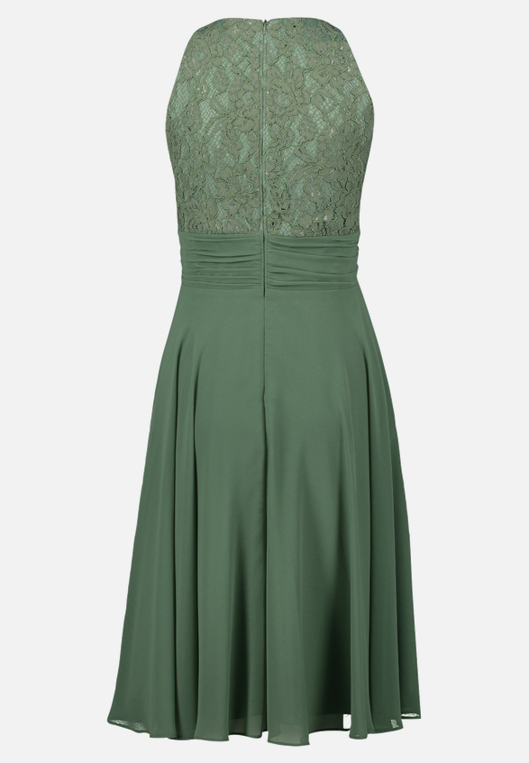 Abendkleid mit Spitze / Rückseite