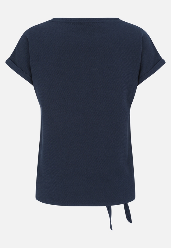 Halbarm-Shirt mit Schleifenknoten / Rückseite