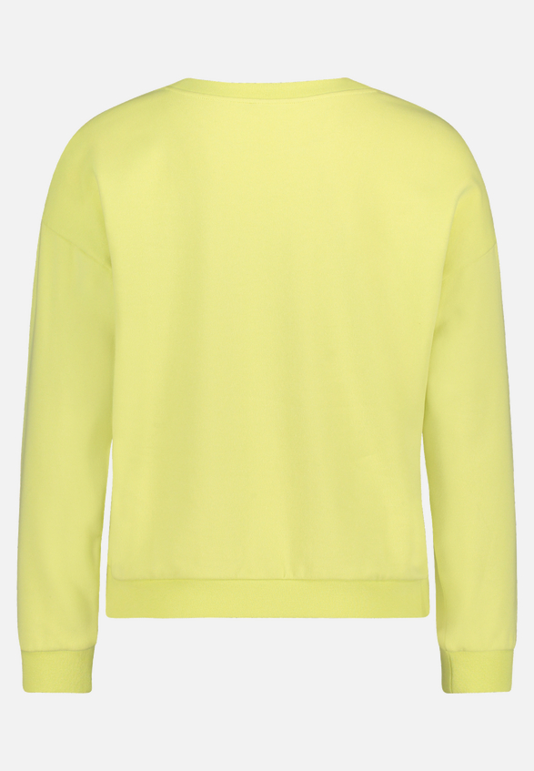 Sweatshirt mit Rippbündchen / Rückseite