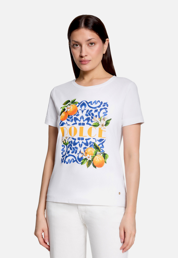 Casual-Shirt mit Print / Modellfoto Vorderseite