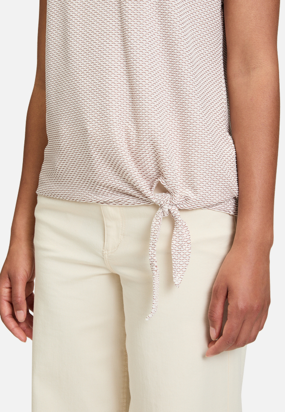 Casual-Shirt mit Wellenstruktur / Detailbild
