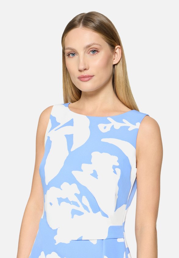 Cocktailkleid mit Blumenprint / Detailbild