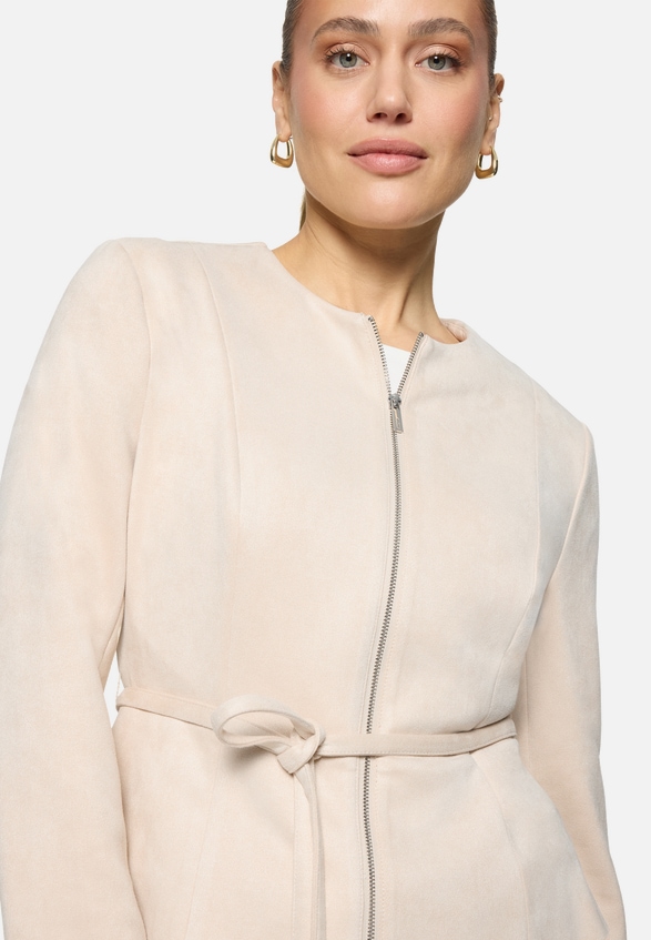 Blazer-Jacke  in Lederoptik  / Detailbild