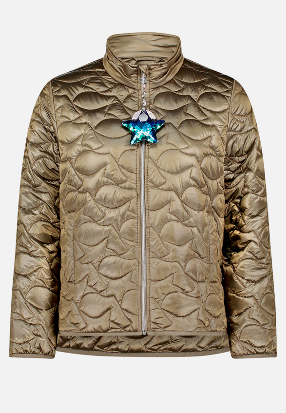 Steppjacke mit Eingrifftaschen / Vorderseite