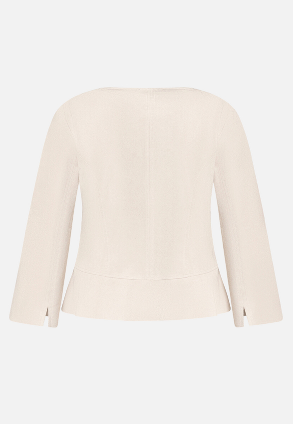 Blazer-Jacke mit Reißverschluss / Rückseite